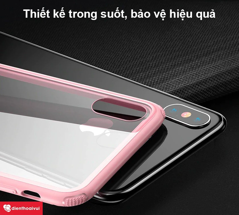 Ốp lưng S-Case iPhone XS Max trong