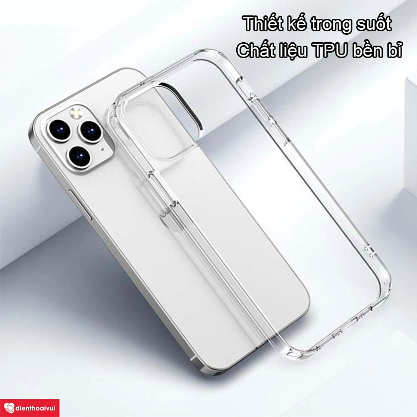 Ốp lưng chống sốc XO iPhone 12/12 Pro trong