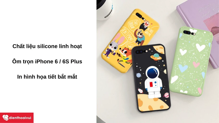 Ốp lưng viền chống va đập S-Case iPhone 6/6S Plus in hình