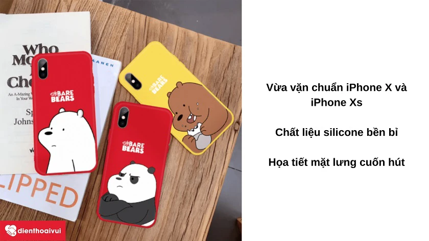 Ốp lưng chống va đập S-Case iPhone X/Xs in hình