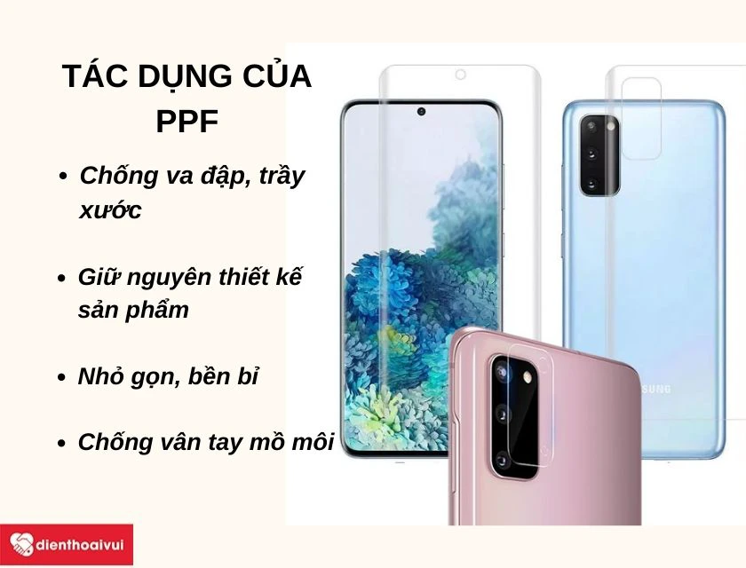 Miếng dán PPF màn hình Samsung Galaxy S20 Plus full cao cấp mặt sau