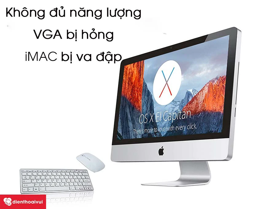 Sửa lỗi không lên hình iMAC 20 inch MID 2009 A1224 EMC 2316