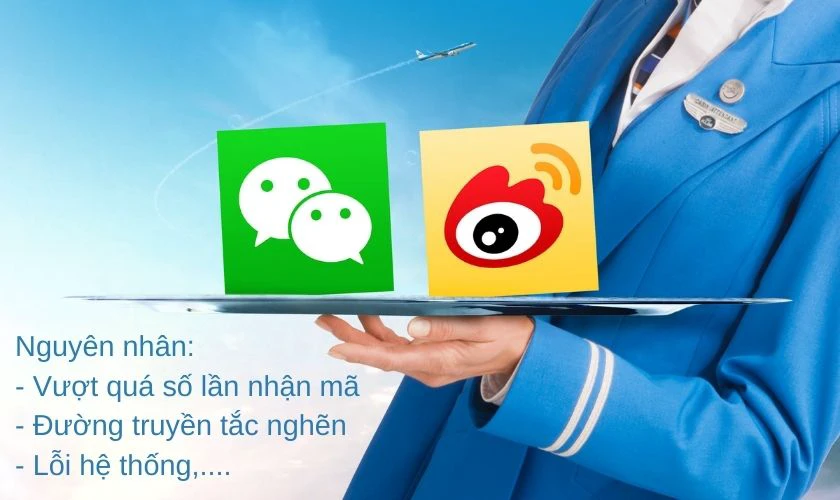 Tại sao Weibo không gửi mã xác nhận?