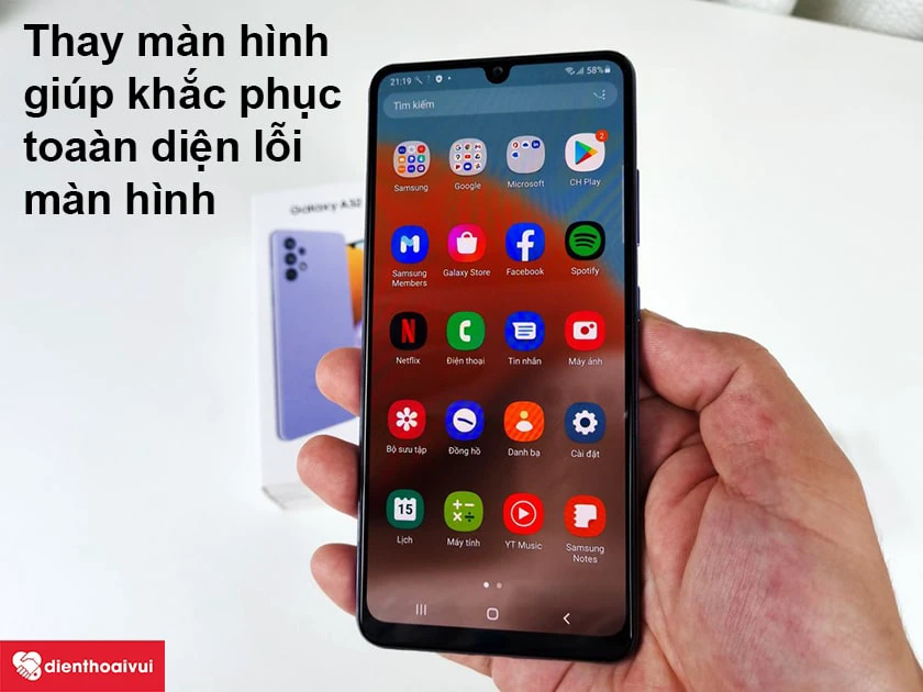 Thay m&agrave;n h&igrave;nh Samsung Galaxy A32