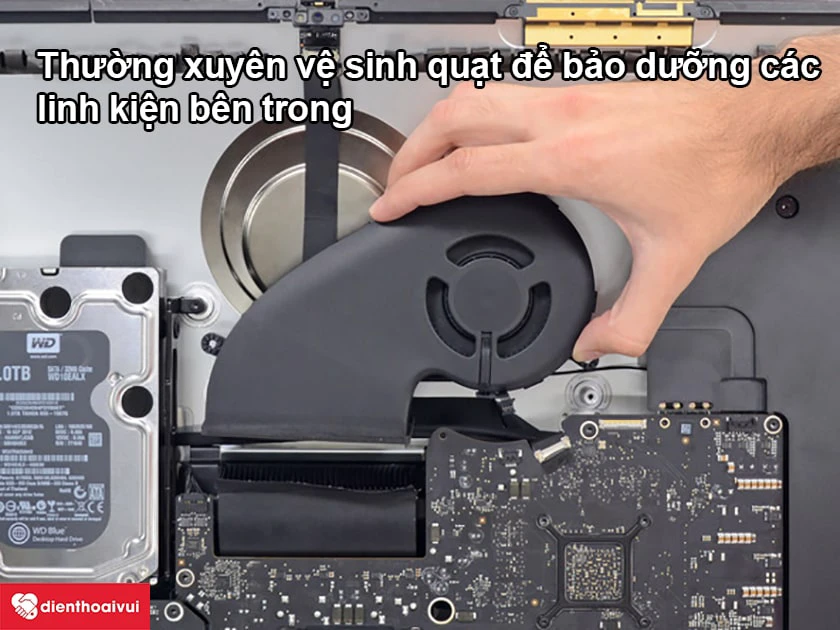 Thay quạt iMac 20 inch A1224 EMC 2133 