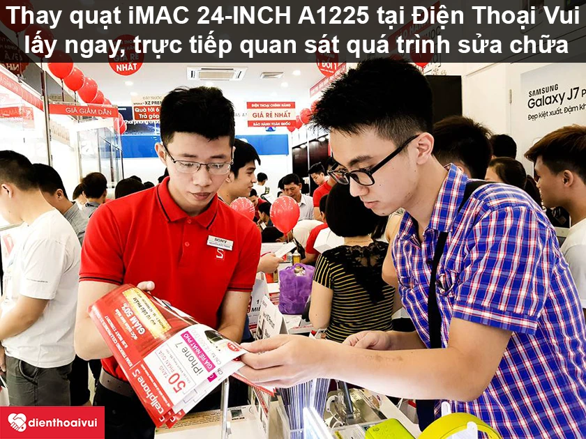 Thay quạt iMac 24 inch Early 2009 A1225 EMC 2267