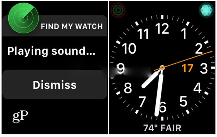C&aacute;ch t&igrave;m đồng hồ Apple Watch bằng Find My Apple Watch