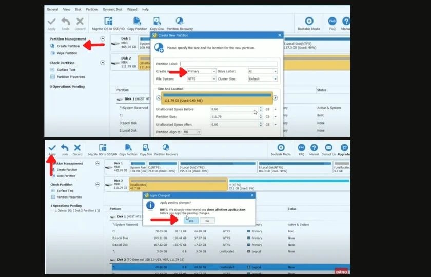 phần mềm MiniTool Partition Wizard