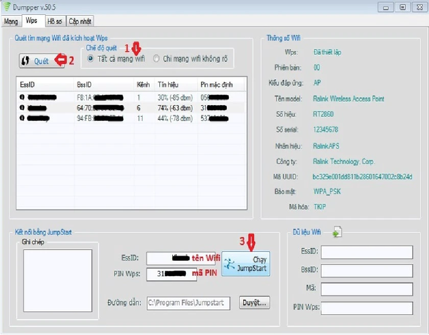 Cách lấy mật khẩu wifi hàng xóm trên máy tính bằng các phần mềm