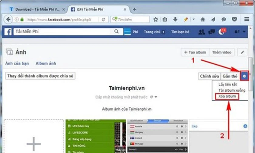 Xoá bằng máy tính