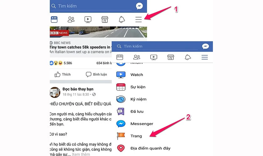 Cách xóa trên fanpage
