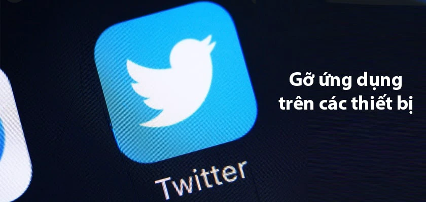 cách xóa tài khoản twitter tr&ecirc;n đi&ecirc;̣n thoại