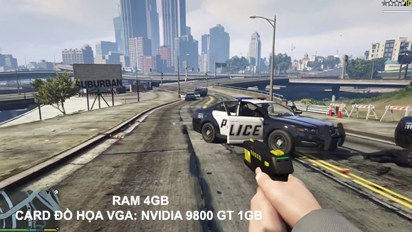 Cấu h&igrave;nh tối thiểu chơi GTA 5