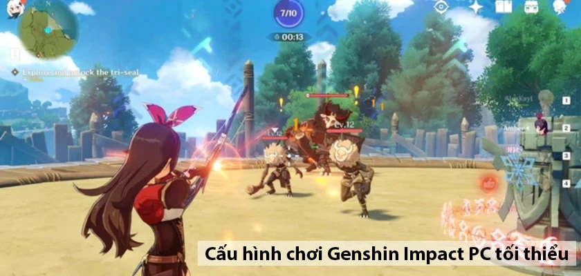 Cấu h&igrave;nh chơi Genshin Impact PC tối thiểu