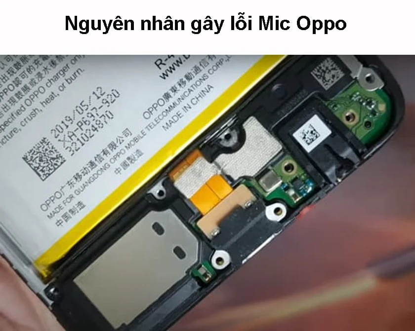 Dấu hiệu OPPO bị hư mic?