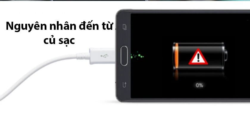 C&aacute;ch khắc phục samsung sạc kh&ocirc;ng l&ecirc;n nguồn