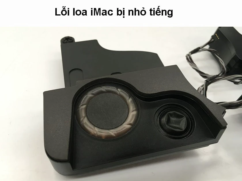 Lỗi loa iMac bị nhỏ tiếng hơn b&igrave;nh thường