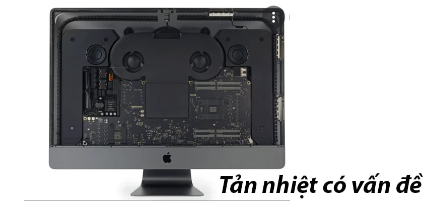 Lỗi nguồn iMac bị sụp nguồn do tản nhiệt c&oacute; vấn đề, kh&ocirc;ng hoạt động