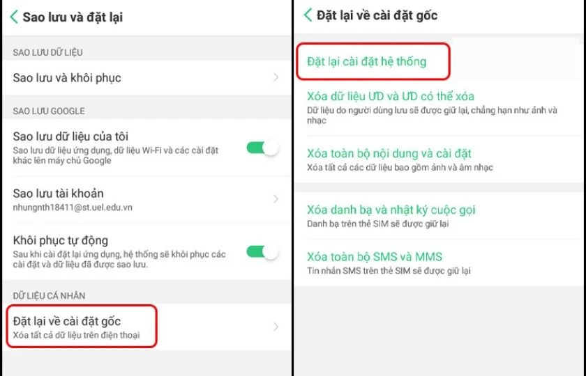 Cập nhật phần mềm