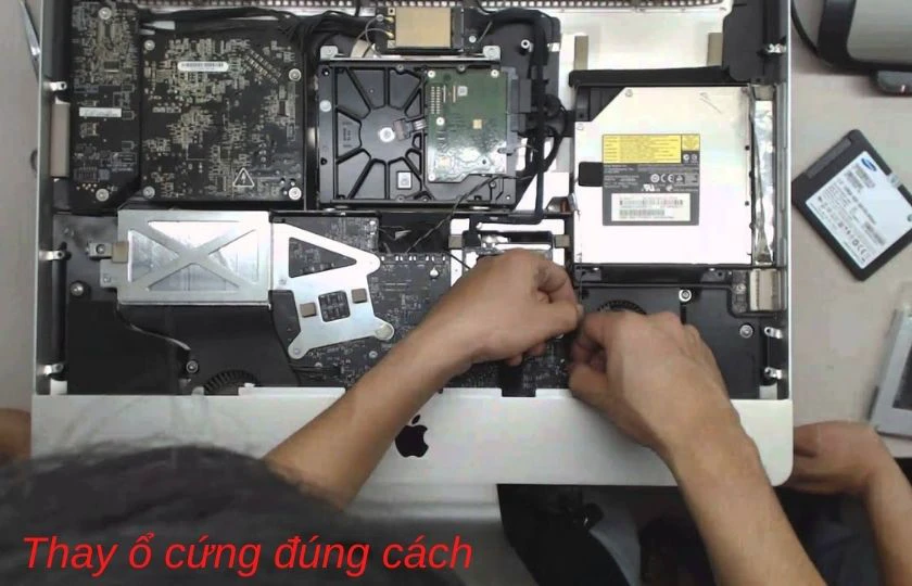 Thay ổ cứng cho iMAC đúng cách