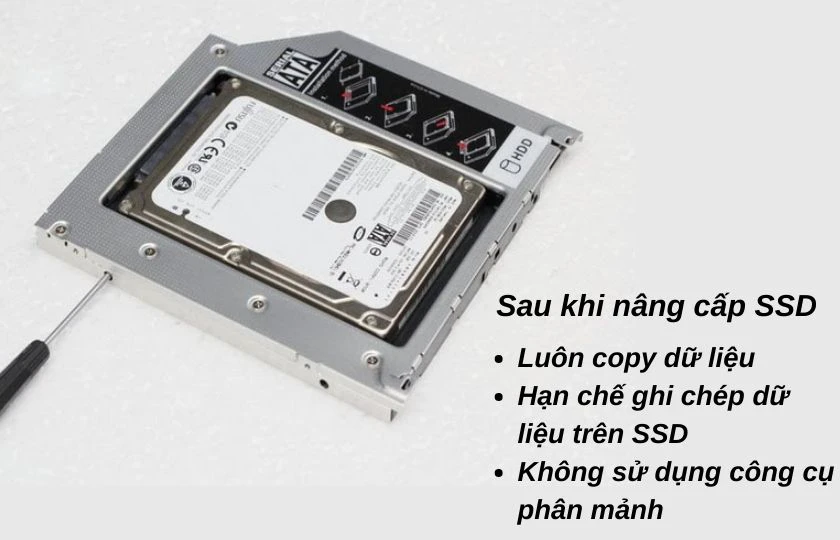 Sau khi nâng cấp ổ cứng SSD cho IMAC