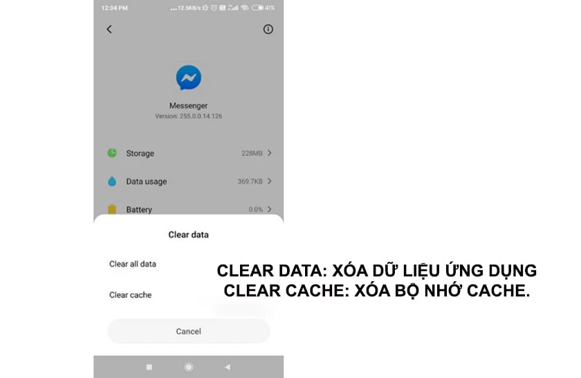 Khắc phục lỗi Messenger kh&ocirc;ng gửi được ảnh chi tiết