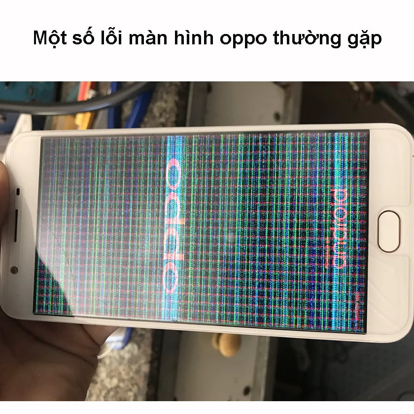 Một số lỗi m&agrave;n h&igrave;nh điện thoại Oppo thường gặp