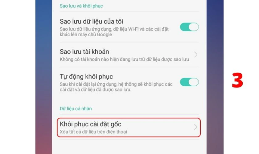Khắc phục điện thoại Oppo bị đơ - treo màn hình, liệt cảm ứng