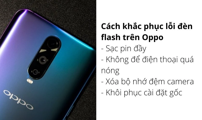 C&aacute;ch khắc phục lỗi flash Oppo 