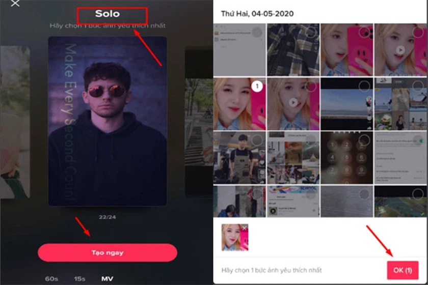 Sử dụng video c&oacute; sẵn