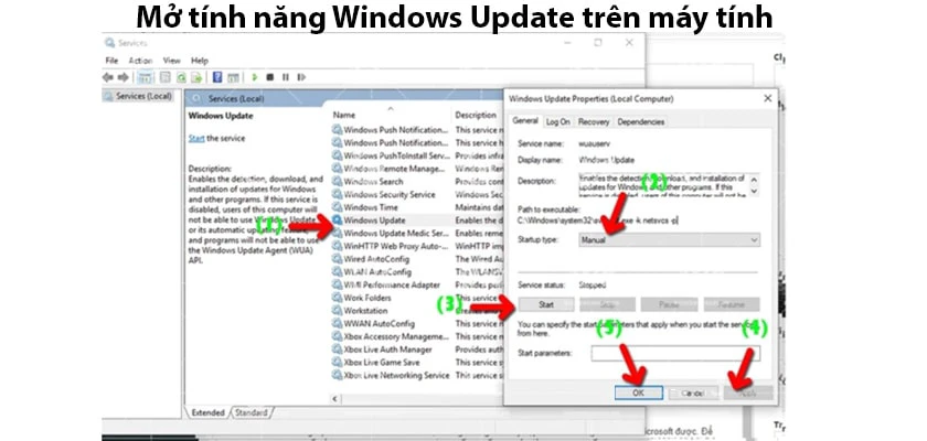 Cách khắc phục tình trạng không update được Win 10