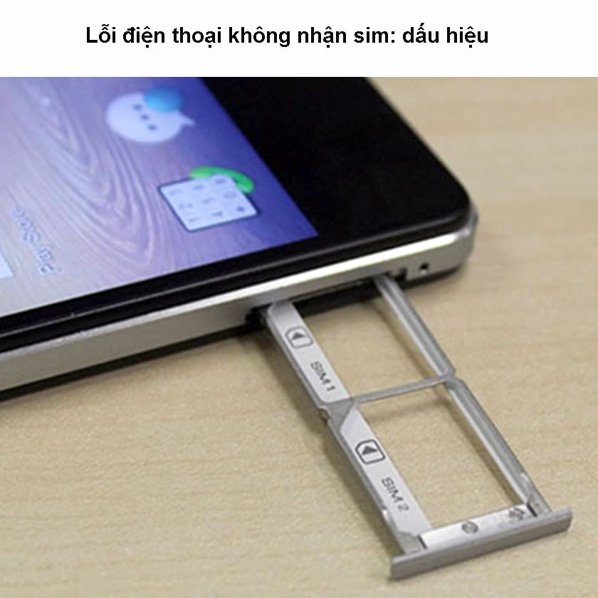 điện thoại ko nhận sim