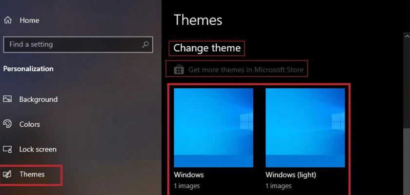 C&aacute;ch đổi theme sau khi download về