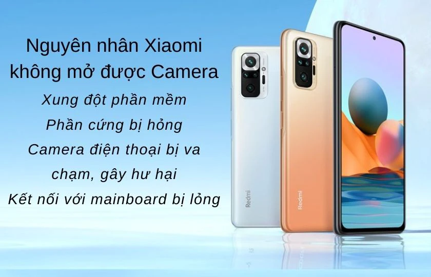 Lỗi Camera Xiaomi không bật được và tối màn hình