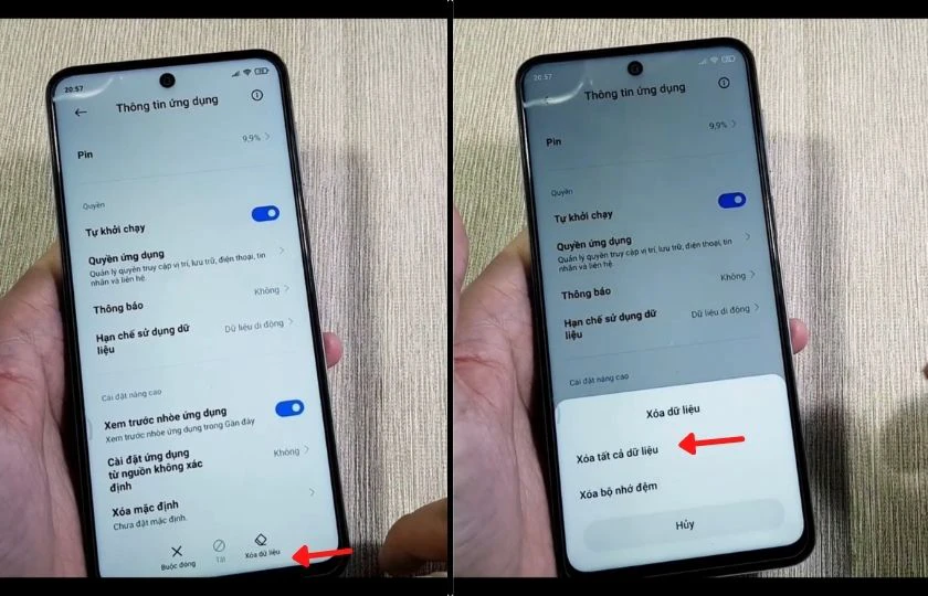 Fix máy ảnh xiaomi lỗi đèn vàng