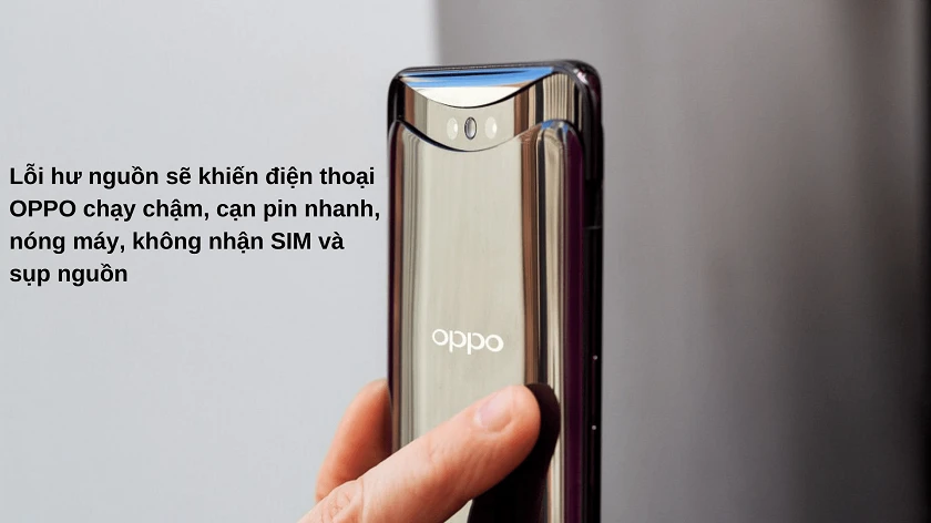 Bi&ecirc;̉u hi&ecirc;̣n đi&ecirc;̣n thoại OPPO bị hư ngu&ocirc;̀n, cháy ngu&ocirc;̀n
