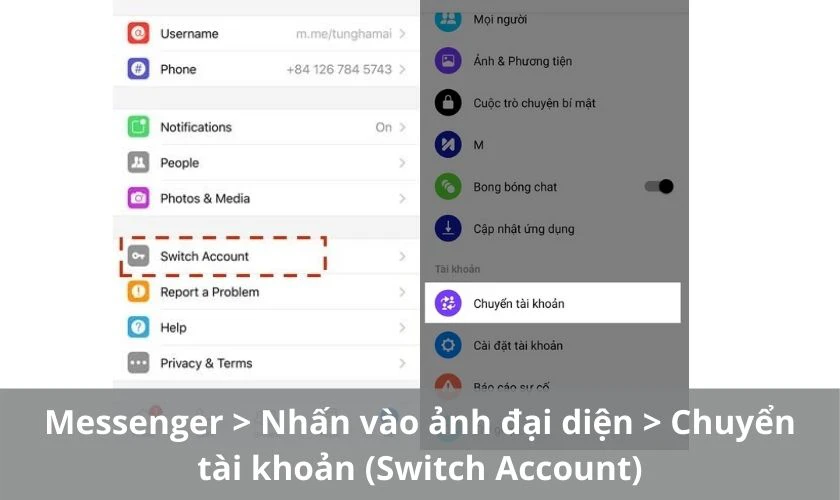 C&aacute;ch d&ugrave;ng 2 Messenger tr&ecirc;n iPhone