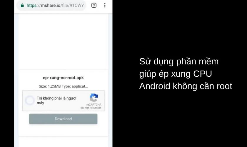 Hướng dẫn &eacute;p xung CPU Android kh&ocirc;ng cần root chi tiết