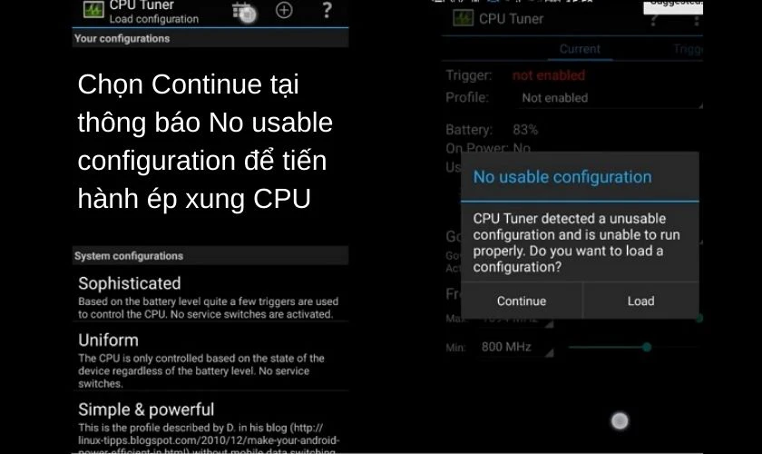 Hướng dẫn &eacute;p xung CPU Android kh&ocirc;ng cần root chi tiết