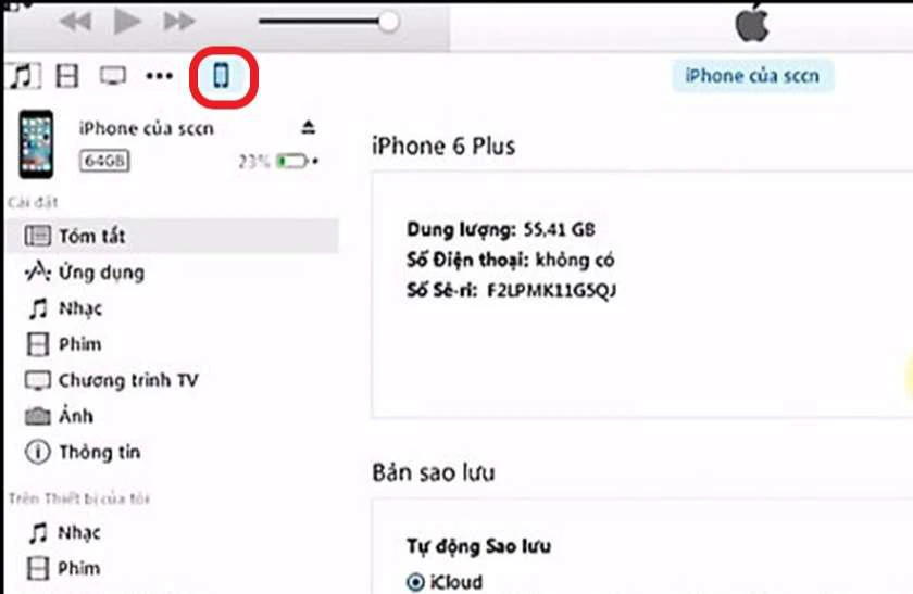 Hướng dẫn restore iPhone bằng itune