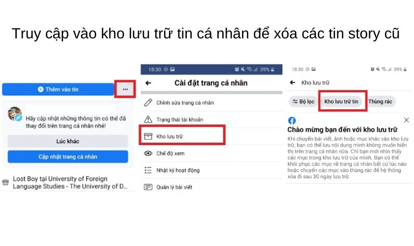c&aacute;ch xo&aacute; story tr&ecirc;n facebook bằng m&aacute;y t&iacute;nh