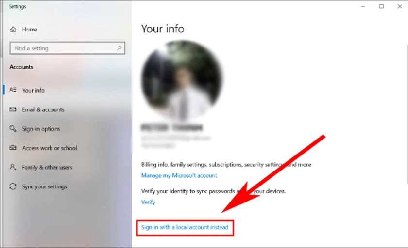 tắt mật khẩu win 10