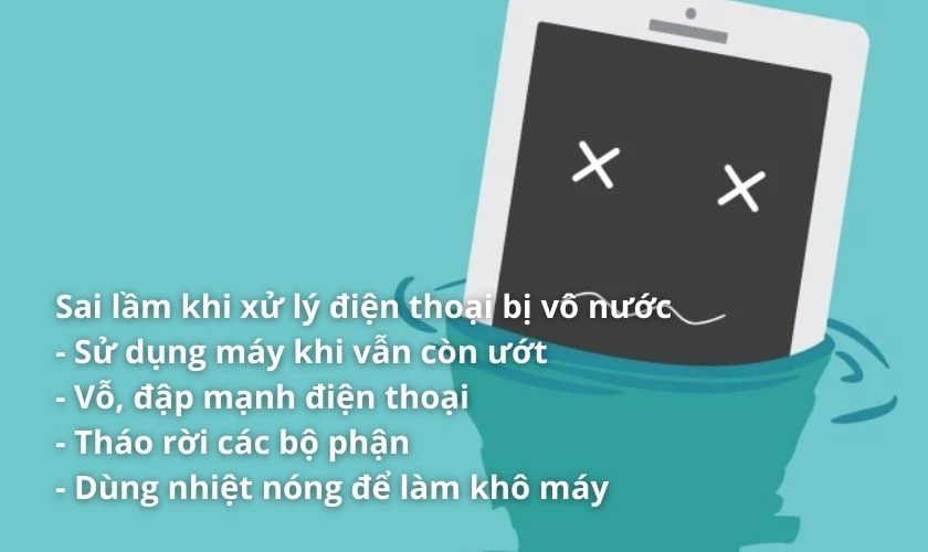 Những sai lầm khi xử l&yacute; bạn cần tr&aacute;nh