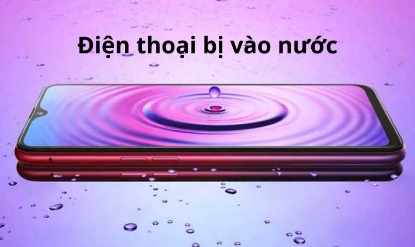 điện thoại oppo bị tắt nguồn liên tục do Điện thoại bị vào nước