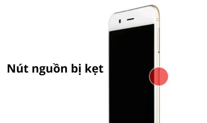 điện thoại oppo bị tắt nguồn liên tục do Nút nguồn bị kẹt