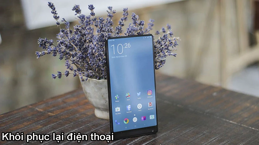 Khôi phục lại điện thoại