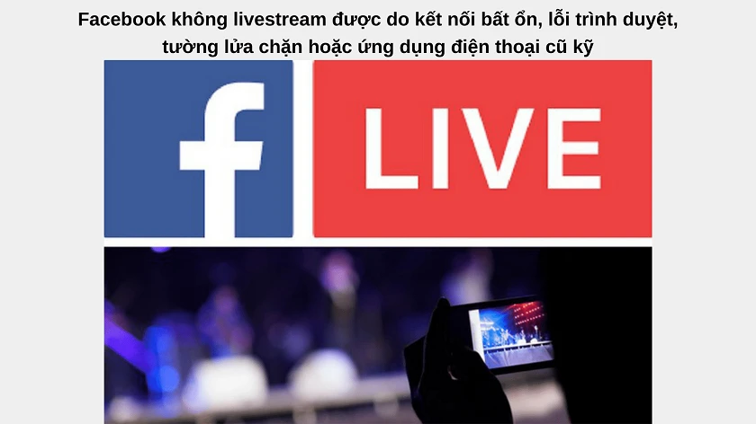 Tại sao facebook không phát trực tiếp được
