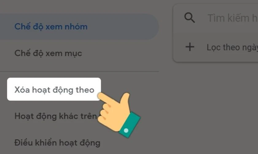 Hướng dẫn x&oacute;a lịch sử t&igrave;m kiếm tr&ecirc;n Google Maps