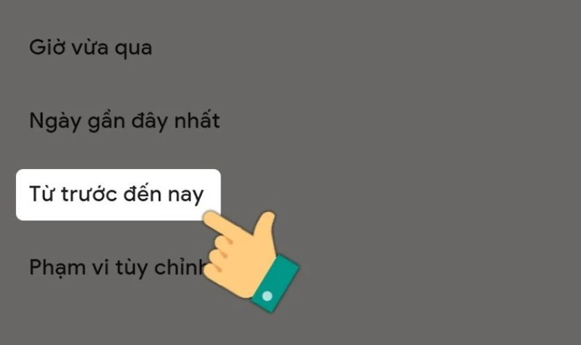 Hướng dẫn x&oacute;a lịch sử t&igrave;m kiếm tr&ecirc;n Google Maps