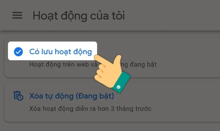 Hướng dẫn x&oacute;a lịch sử t&igrave;m kiếm tr&ecirc;n Google Maps